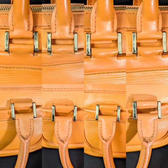 LOUIS VUITTON Epi Leather Dhanura PM Orange - RARE - Picture 11 of 16